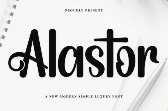 Alastor: A Festive Font for Holiday Branding