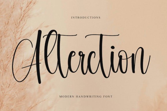 Altercation: A Festive Script Font That Delivers Joy—Not Just Decoration