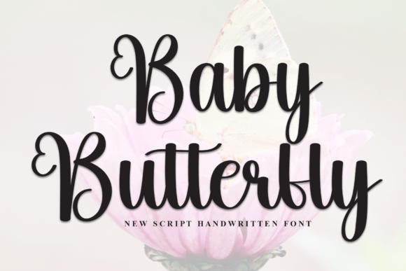 Baby Butterfly Font: A Playful Handwritten Typeface for Digital Charm