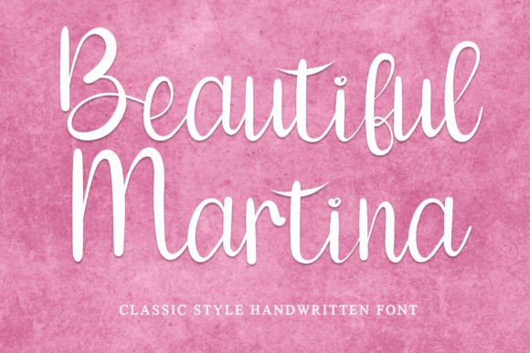 Beautiful Martina: A Premium Script Font That Elevates Real Small Business Branding