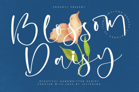Blossom Daisy: A Handwritten Font That Feels Like a Signature