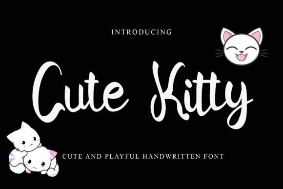 Cute Kitty: A Thoughtful Script Font for Editorial Warmth