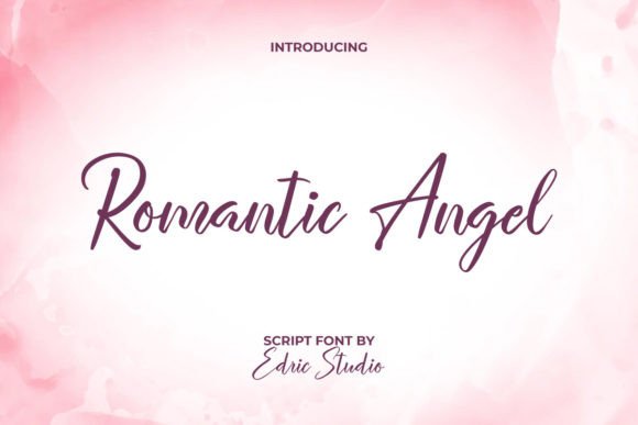 Discover the Magic of Romantic Angel Font