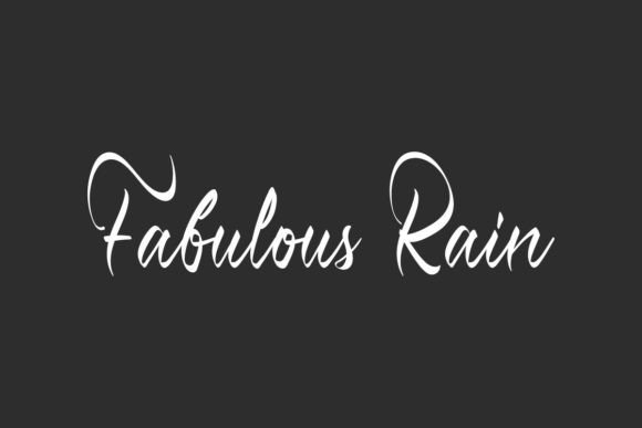 Fabulous Rain Font: A Strategic Script for Scroll-Stopping Brand Content