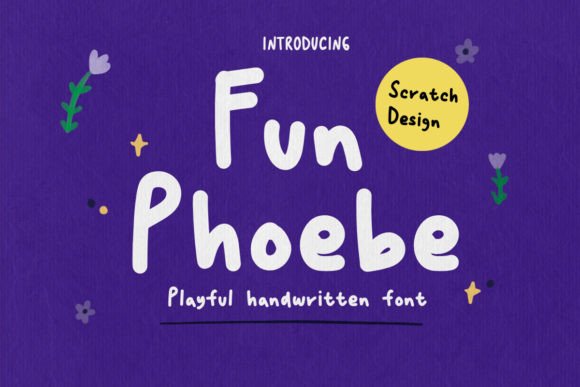 Fun Phoebe: A Playful Script Font for Creative Branding