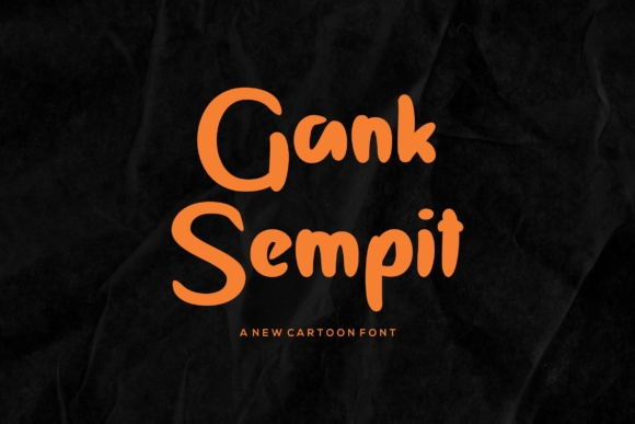 Gank Sempit: A Playful Handwritten Font for Brand Personality