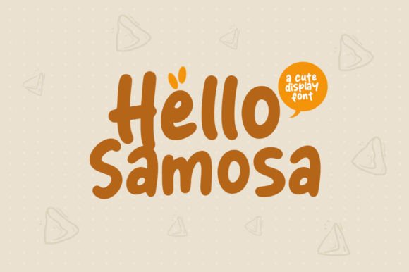 Hello Samosa: A Warm, Modern Handwritten Typeface for Digital Branding