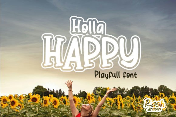Holla Happy: A Playful Display Font That Makes Your Brand Stand Out