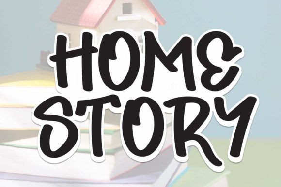 Home Story: A Handwritten Font That Feels Like a Warm Invitation