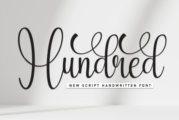Hundred: A Script Font for Editorial Elegance