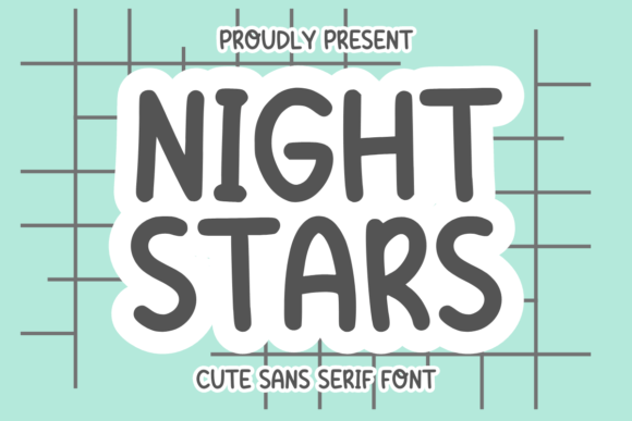 Night Starts: A Playful Handwritten Font for Editorial Charm