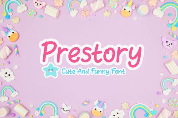 Prestory: A Playful Handwritten Font for Digital Branding