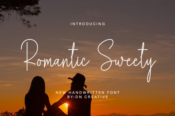 Romantic Sweety: A Modern Monoline Script Font for Real Branding