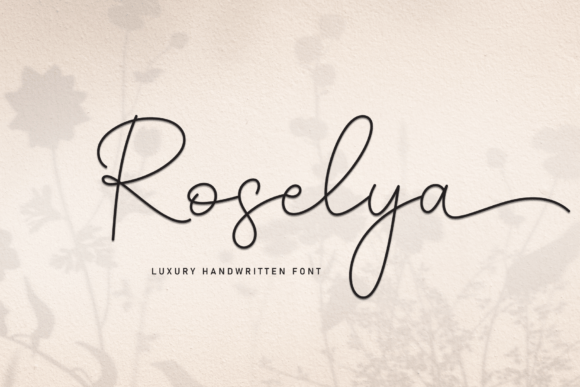 Roselya: An Elegant Script Font for Digital Branding