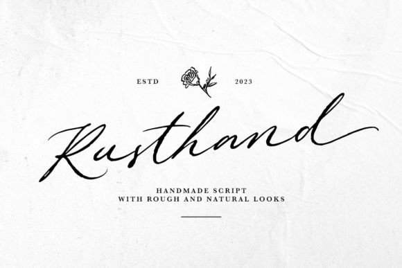 Rusthand: A Script Font That Breathes Life Into Digital Design