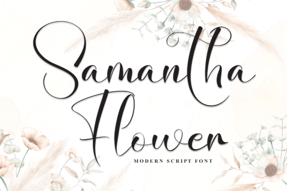 Samantha Flower: A Handwritten Font That Elevates Digital Branding