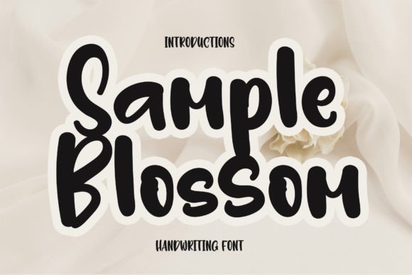 Sample Blossom: A Friendly Handwritten Font for Digital Brands
