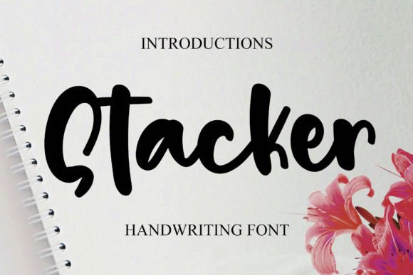 Stacker: A Dainty Script Font That Elevates Digital Branding
