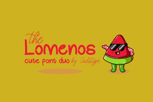 The Lomenos Font Duo for Handmade Charm