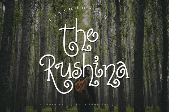 The Rushina Script Font: Elegant, Real-World Branding for Small Businesses