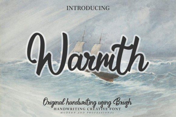 Warmth: A Sophisticated Script Font for Handmade Makers