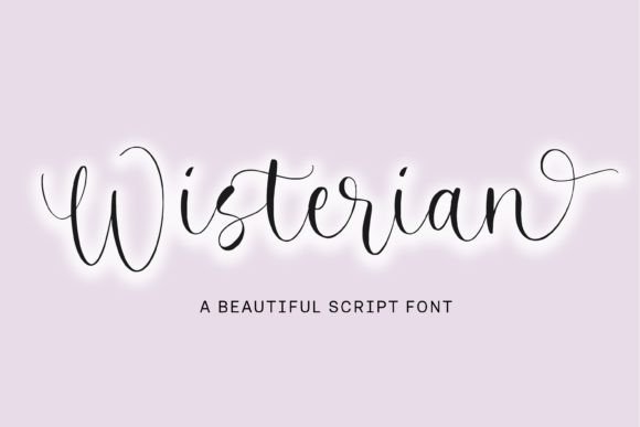 Wisterian: A Graceful Script Font for Handmade Creators
